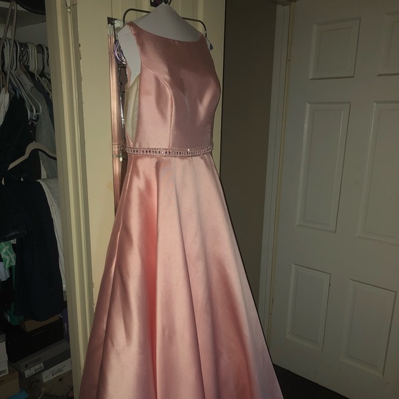 Altered size 10 pink prom dress. - Picture 2 of 8